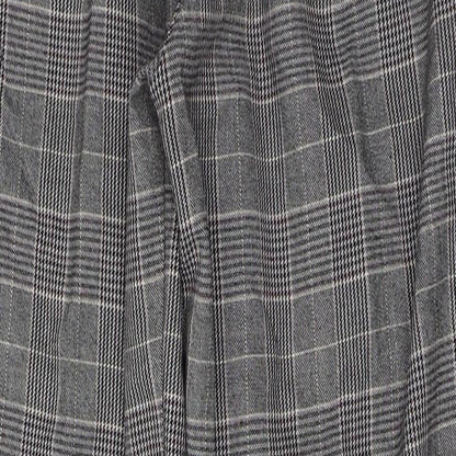 Womens UK Size L Pull&Bear Regular Fit  Grey Trousers