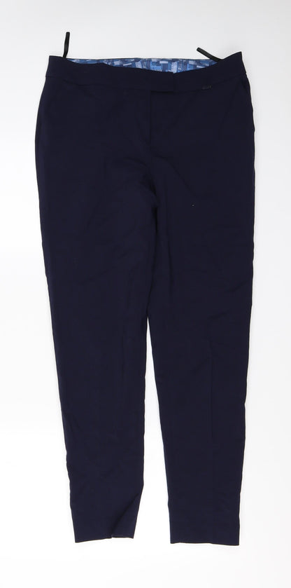 Womens UK Size 12 crane Regular Fit  Blue Trousers