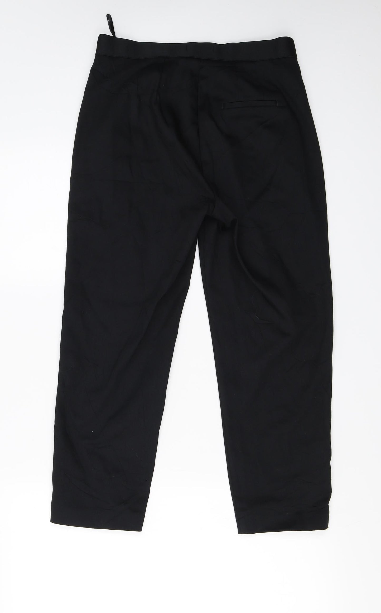 Womens UK Size 10 Marks and Spencer Regular Fit  Black Trousers