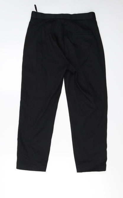 Womens UK Size 10 Marks and Spencer Regular Fit  Black Trousers