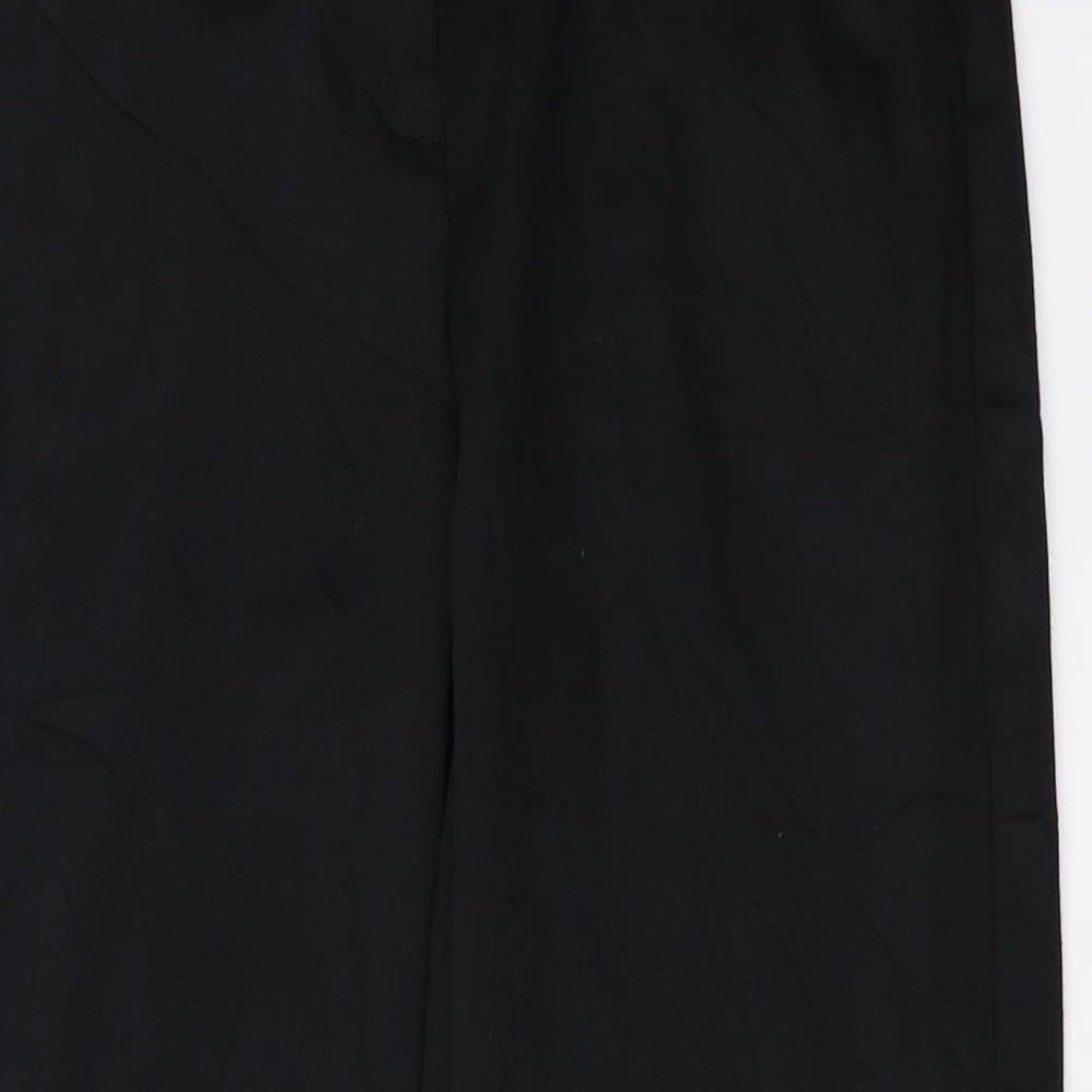 Womens UK Size 10 Marks and Spencer Regular Fit  Black Trousers
