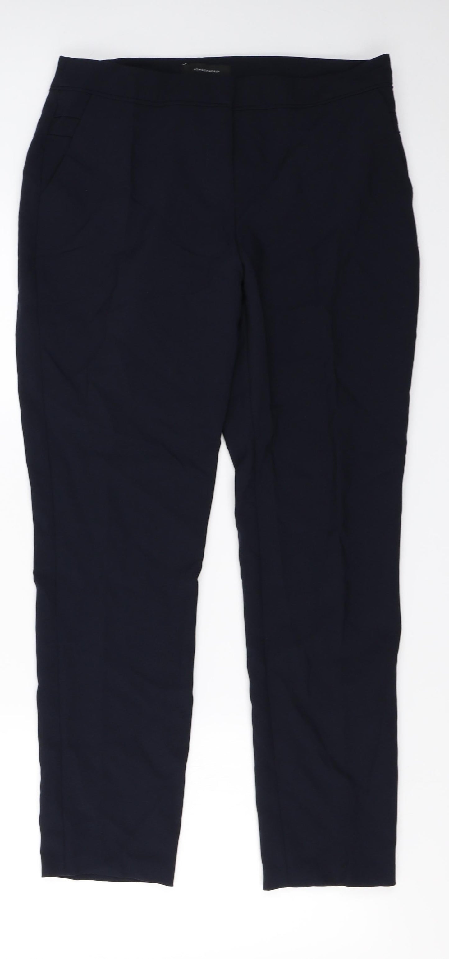 Womens UK Size 10 Atmosphere Regular Fit  Blue Trousers