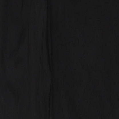 Mens UK Size 30 in Cedar Wood State Regular Fit  Black Trousers