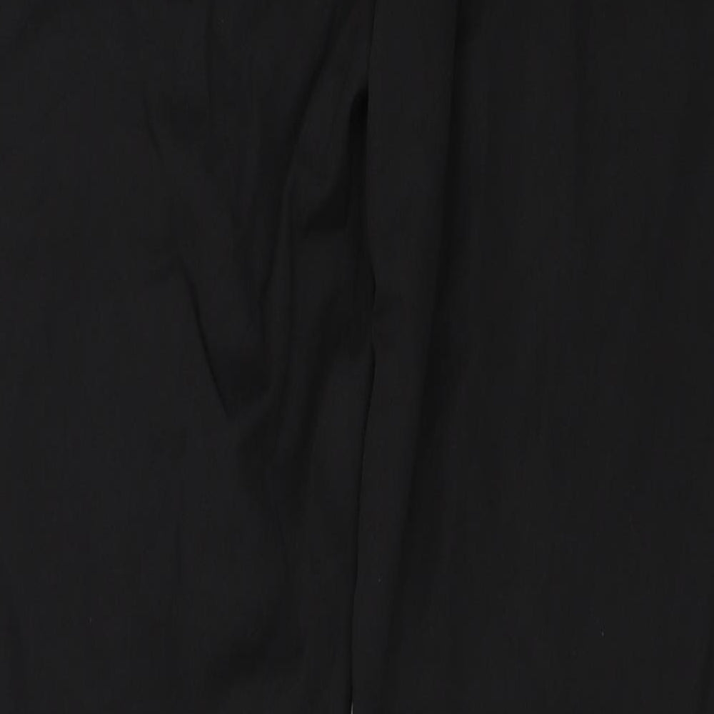 Mens UK Size 30 in Cedar Wood State Regular Fit  Black Trousers