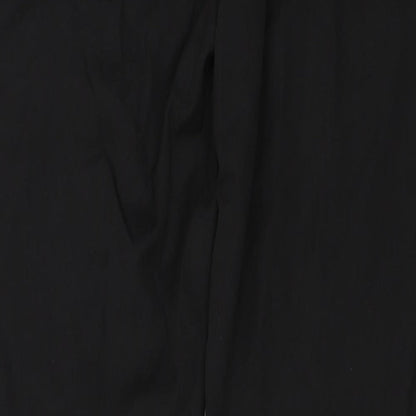 Mens UK Size 30 in Cedar Wood State Regular Fit  Black Trousers