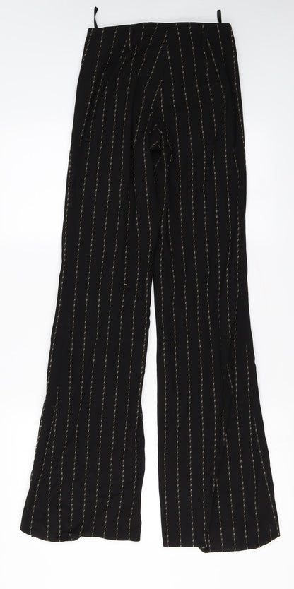 germanica Womens Black Striped  Trousers  Size 24 in L32 in