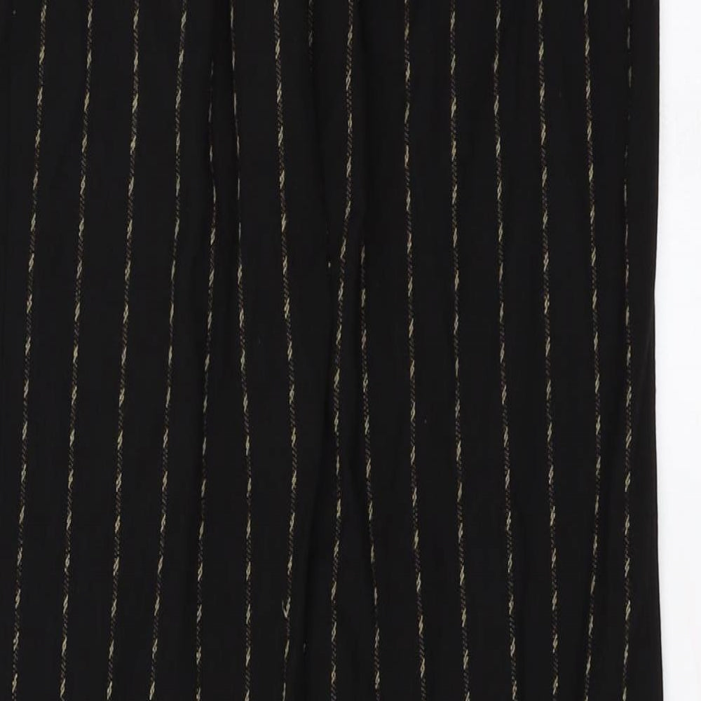 germanica Womens Black Striped  Trousers  Size 24 in L32 in