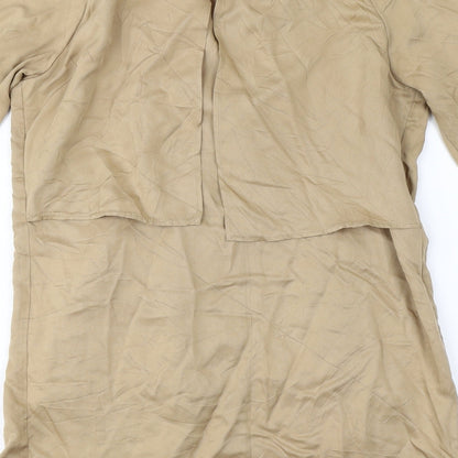 Topshop  Womens Beige   Jacket Coat Size 8