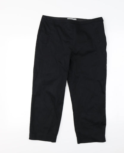 Marks and Spencer  Womens Black   Trousers  Size 12 L20 in