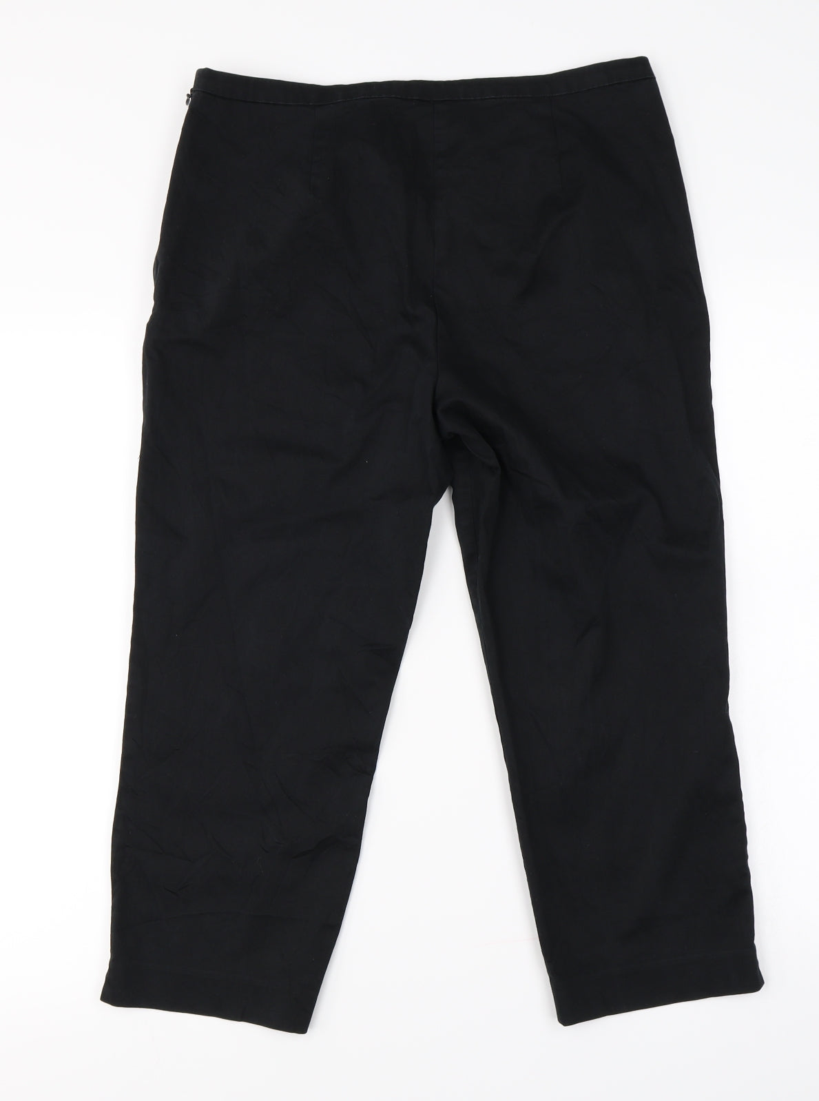 Marks and Spencer  Womens Black   Trousers  Size 12 L20 in