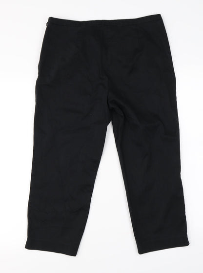 Marks and Spencer  Womens Black   Trousers  Size 12 L20 in