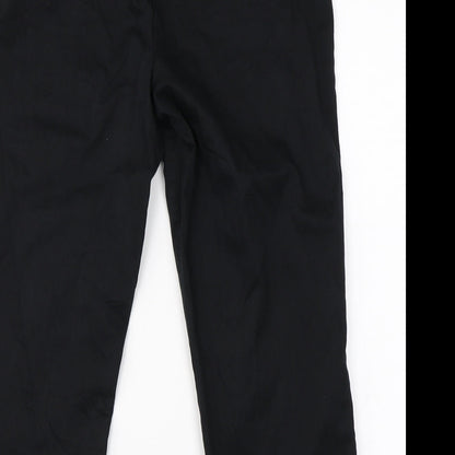 Marks and Spencer  Womens Black   Trousers  Size 12 L20 in