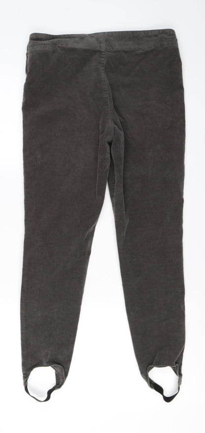 Womens UK Size 10 Marks and Spencer Regular Fit  Grey Trousers