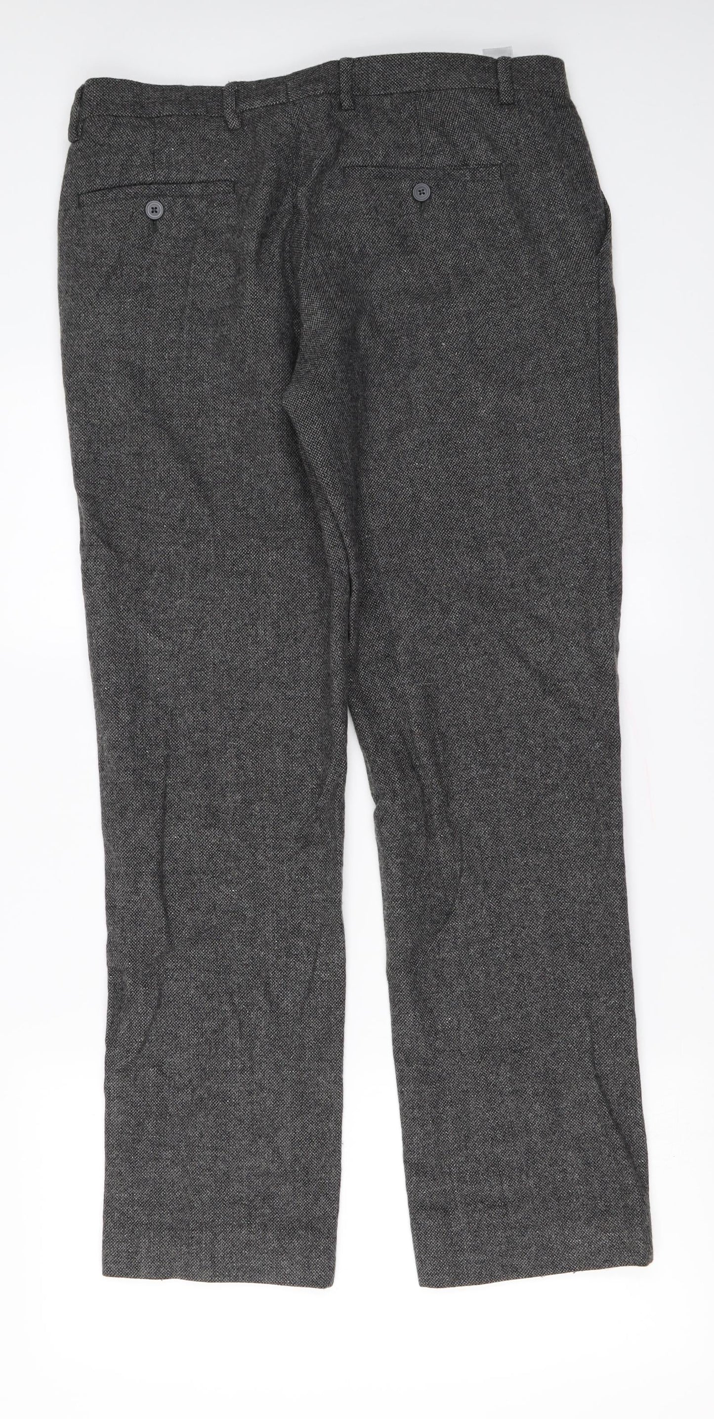 shire  Womens Grey   Trousers  Size 34 in L25 in