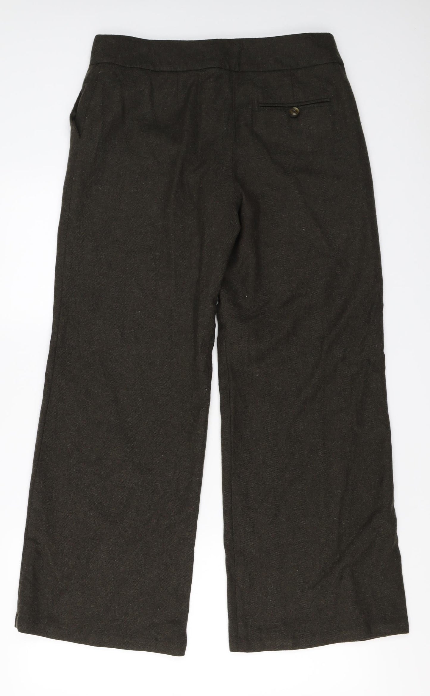 Womens UK Size 12 Marks and Spencer Regular Fit  Brown Trousers