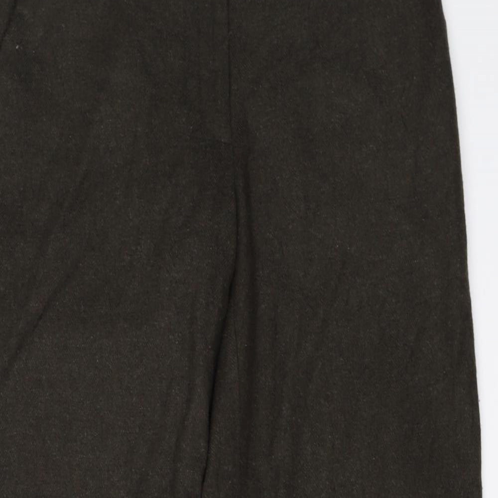 Womens UK Size 12 Marks and Spencer Regular Fit  Brown Trousers