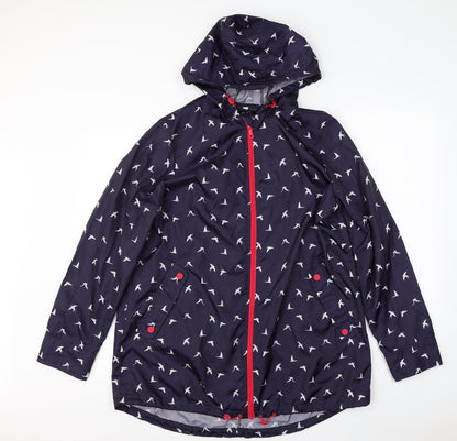 F&F  Womens Blue   Rain Coat Coat Size L