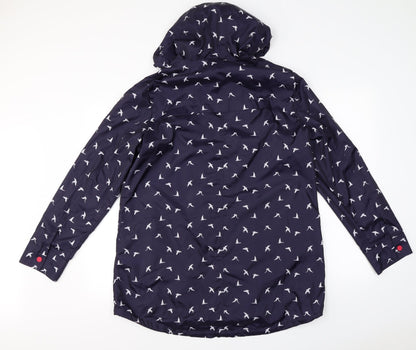F&F  Womens Blue   Rain Coat Coat Size L