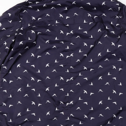 F&F  Womens Blue   Rain Coat Coat Size L