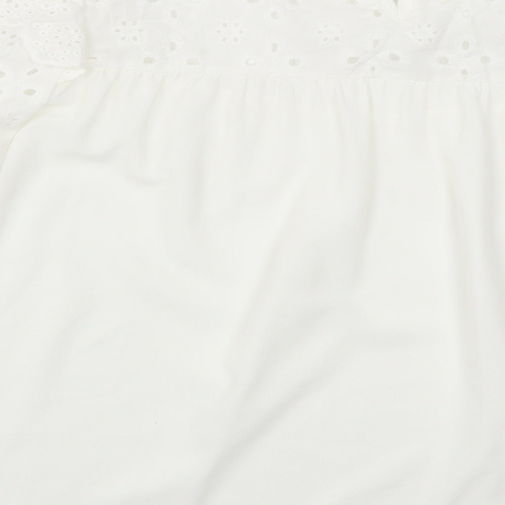 SheIn Womens White   Basic Blouse Size XL