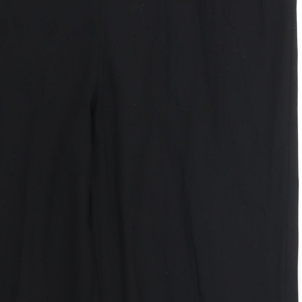 Womens UK Size 14 Marks and Spencer Regular Fit  Black Trousers