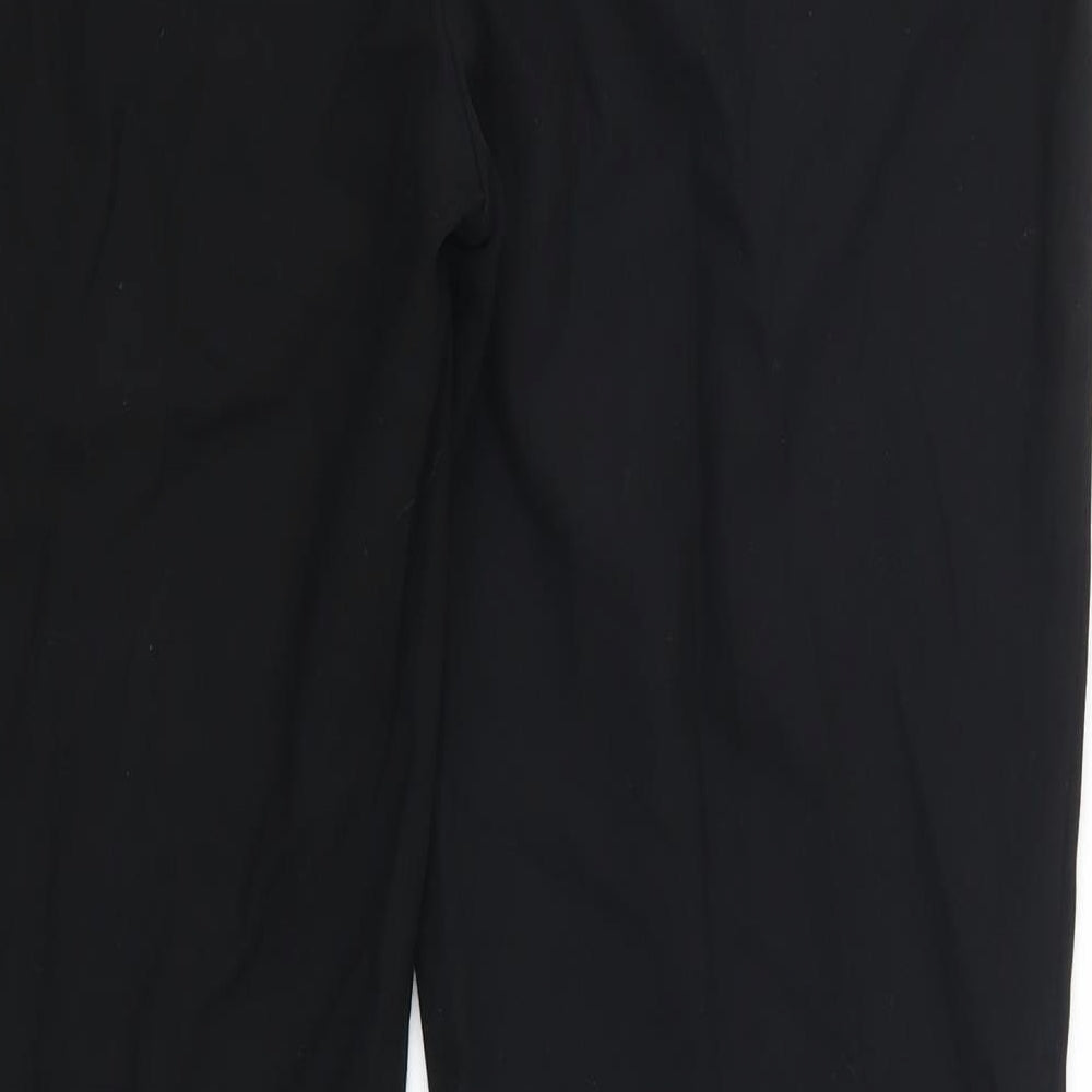 Womens UK Size 14 Marks and Spencer Regular Fit  Black Trousers