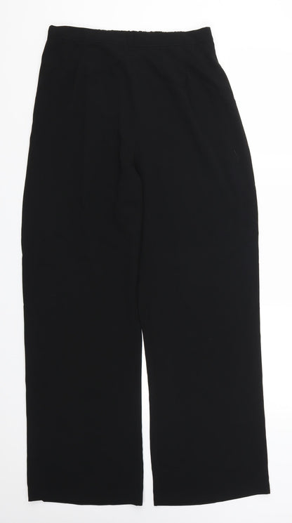 Womens UK Size 14 Preworn Regular Fit  Black Trousers