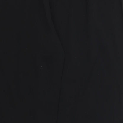 Womens UK Size 14 Preworn Regular Fit  Black Trousers