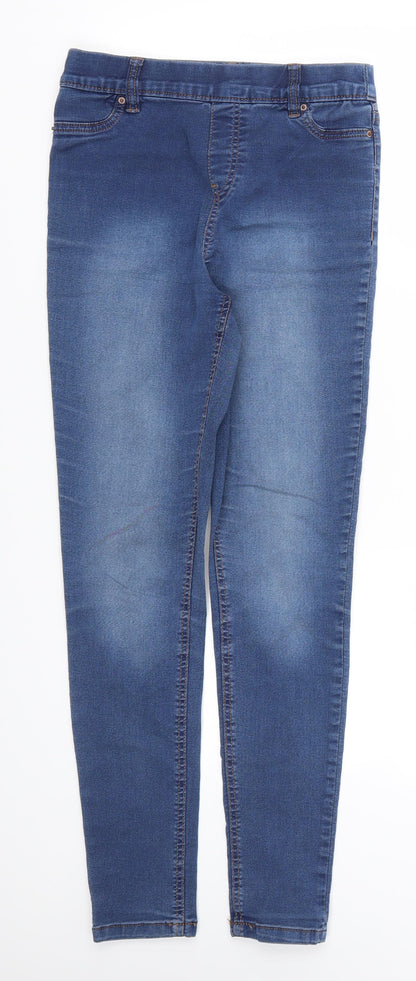 Womens UK Size 8 Marks and Spencer Regular Fit Jegging Blue Jeans