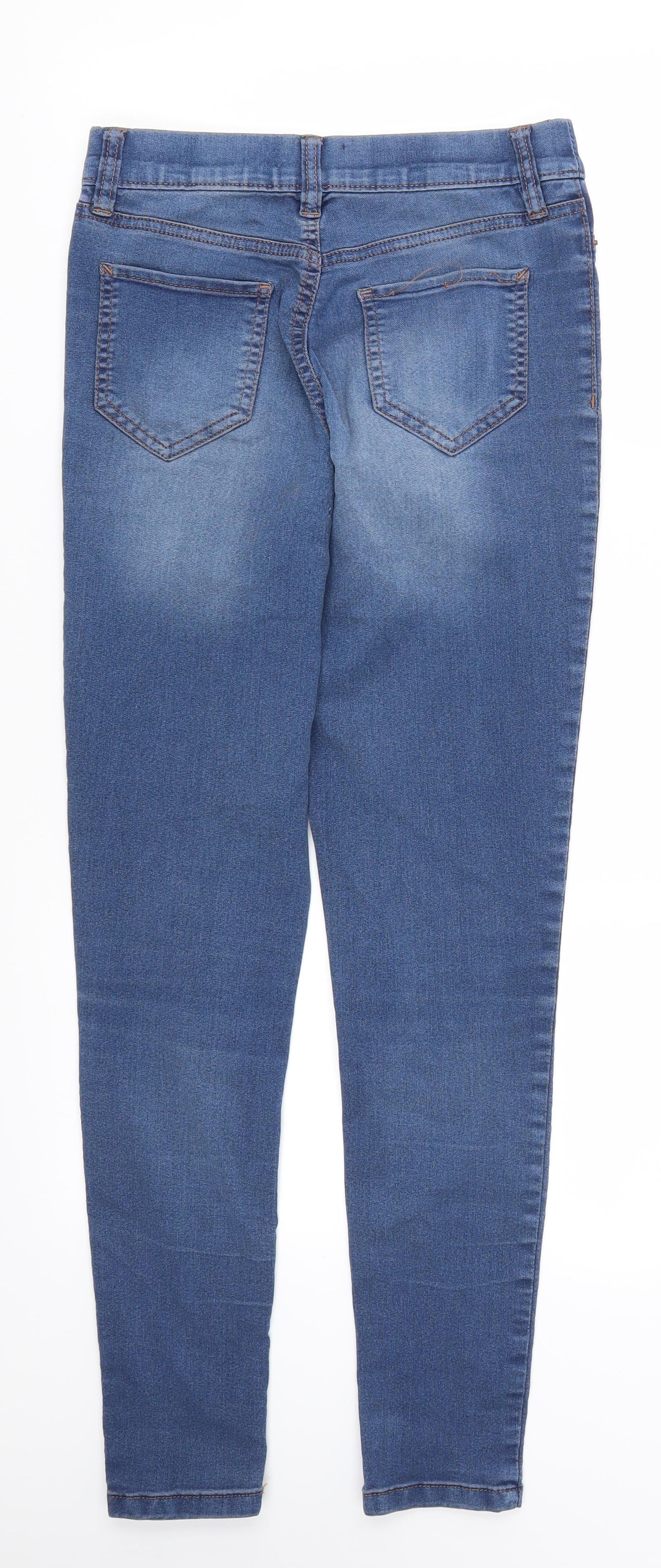 Womens UK Size 8 Marks and Spencer Regular Fit Jegging Blue Jeans