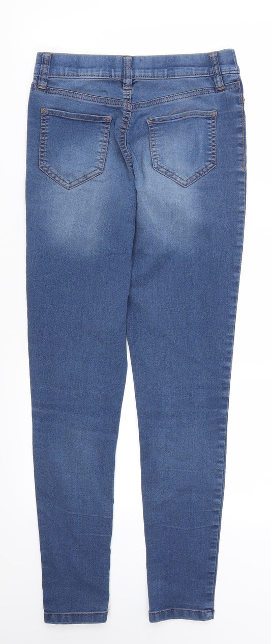 Womens UK Size 8 Marks and Spencer Regular Fit Jegging Blue Jeans