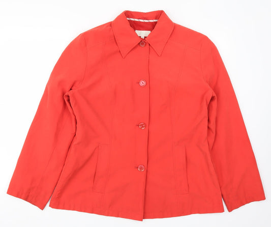 Womens UK Size 14 Marks and Spencer Red Jacket