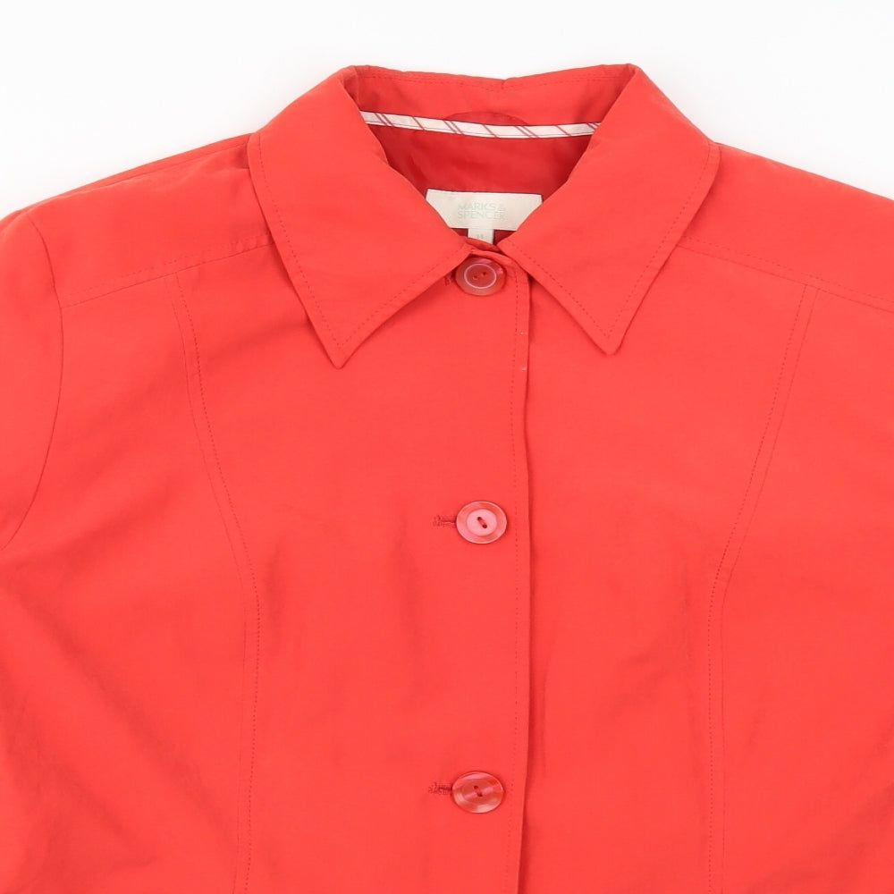 Womens UK Size 14 Marks and Spencer Red Jacket