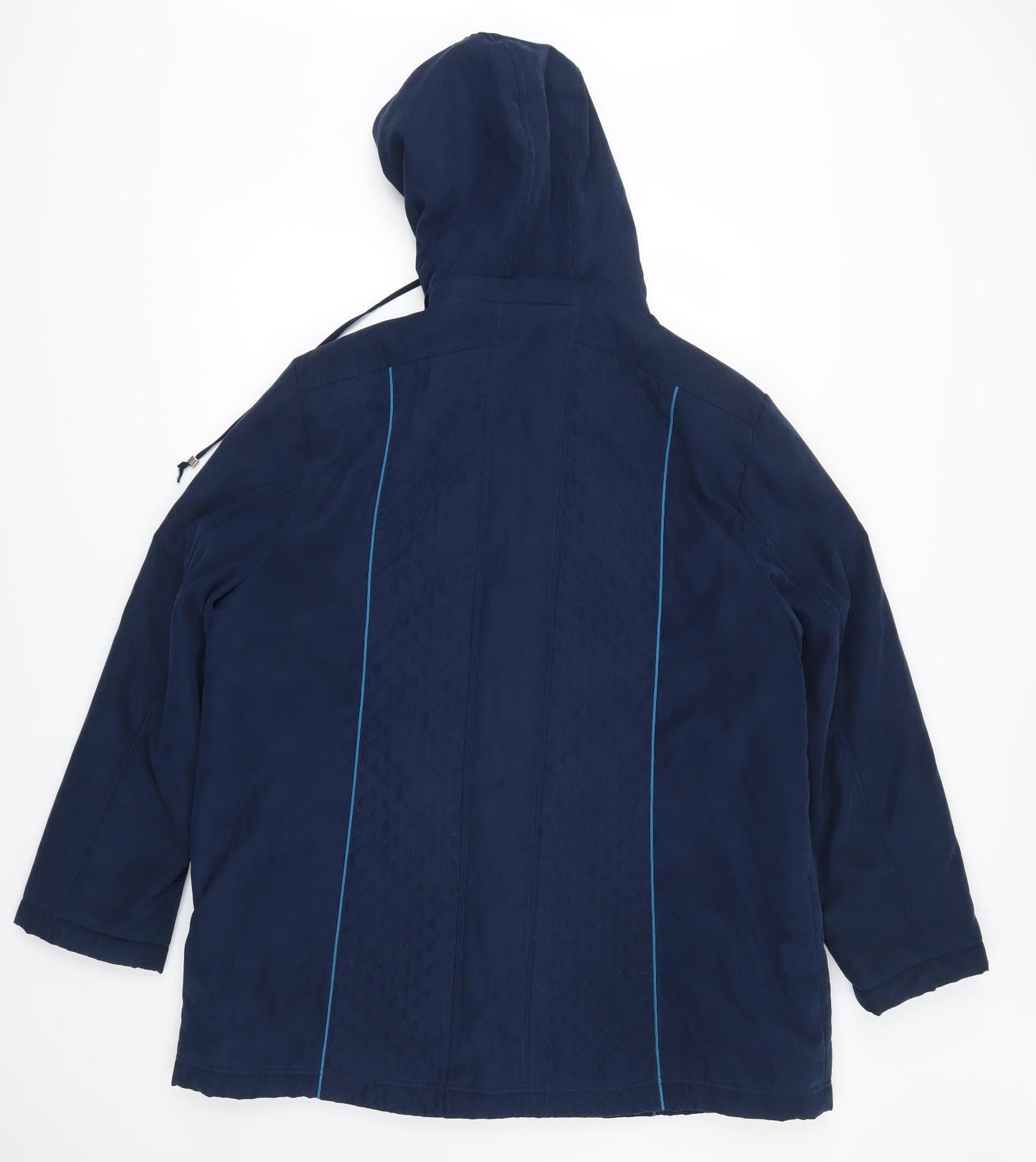 Womens UK Size 2XL Anna Rose Blue Overcoat
