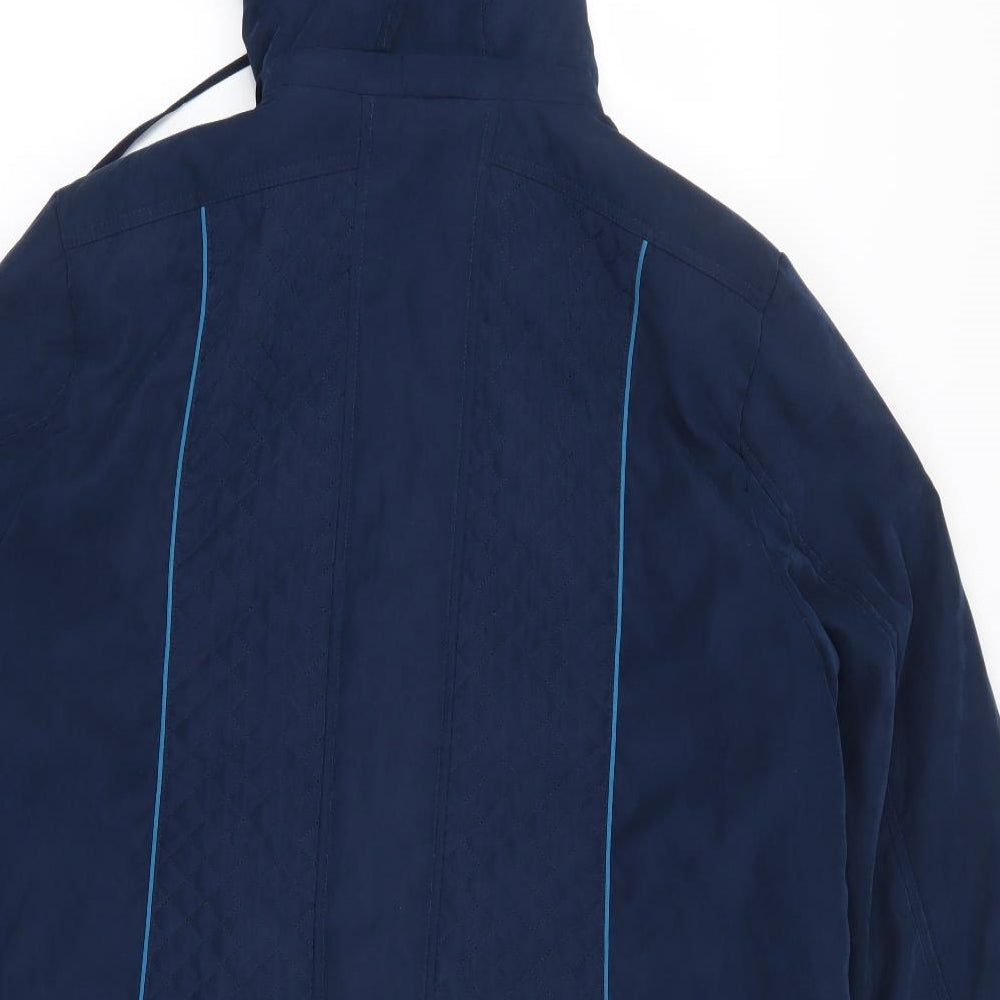 Womens UK Size 2XL Anna Rose Blue Overcoat