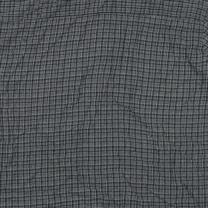 Mens UK Size XL BHS Grey  Button-Up Short Sleeve Casual Shirt