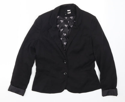 H&M Womens Black   Jacket Suit Jacket Size 12
