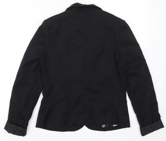 H&M Womens Black   Jacket Suit Jacket Size 12