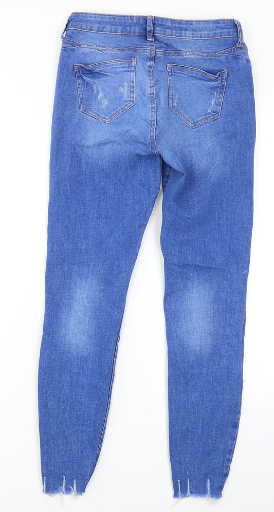 Denim Co Womens Blue  Denim Skinny Jeans Size 10 L27 in