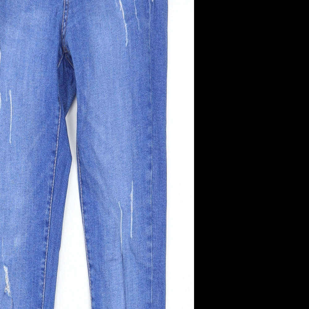 Denim Co Womens Blue  Denim Skinny Jeans Size 10 L27 in