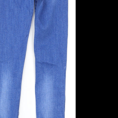 Denim Co Womens Blue  Denim Skinny Jeans Size 10 L27 in