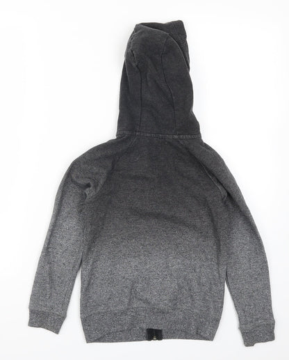 George Boys Grey   Full Zip Hoodie Size 5-6 Years  - Tokyo JPN