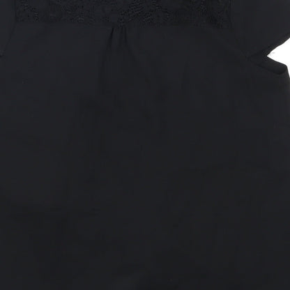 George Girls Black   Basic Button-Up Size 11-12 Years