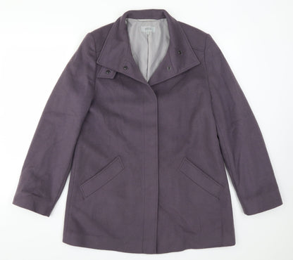 Womens UK Size 14 Marks and Spencer Purple Overcoat