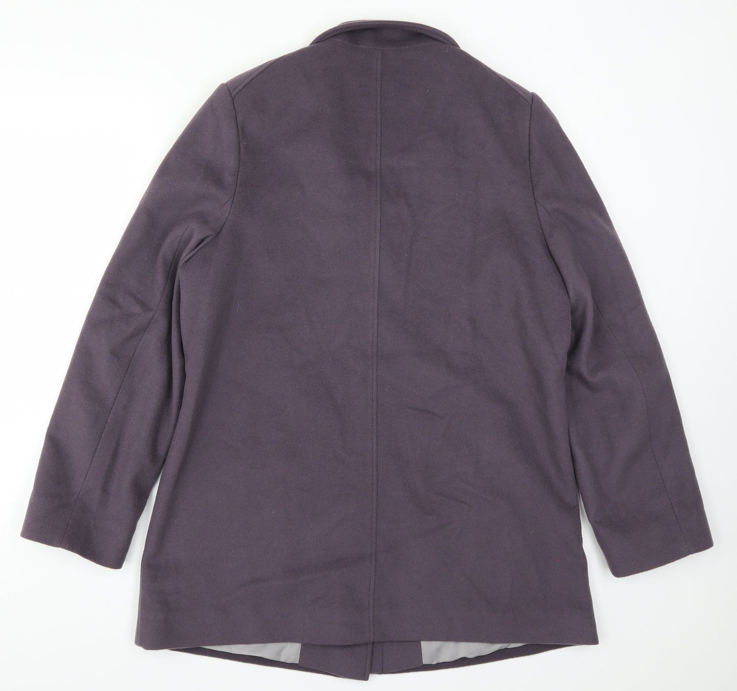 Womens UK Size 14 Marks and Spencer Purple Overcoat