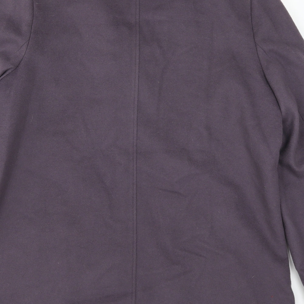 Womens UK Size 14 Marks and Spencer Purple Overcoat