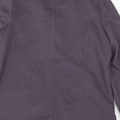 Womens UK Size 14 Marks and Spencer Purple Overcoat