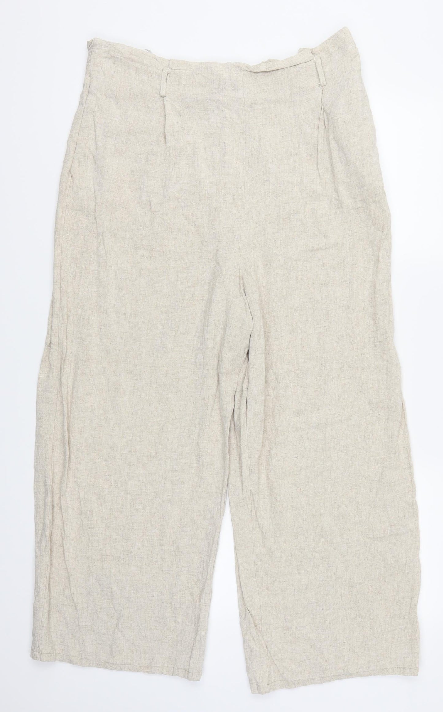 Primark Womens Beige   Trousers  Size 16 L24 in
