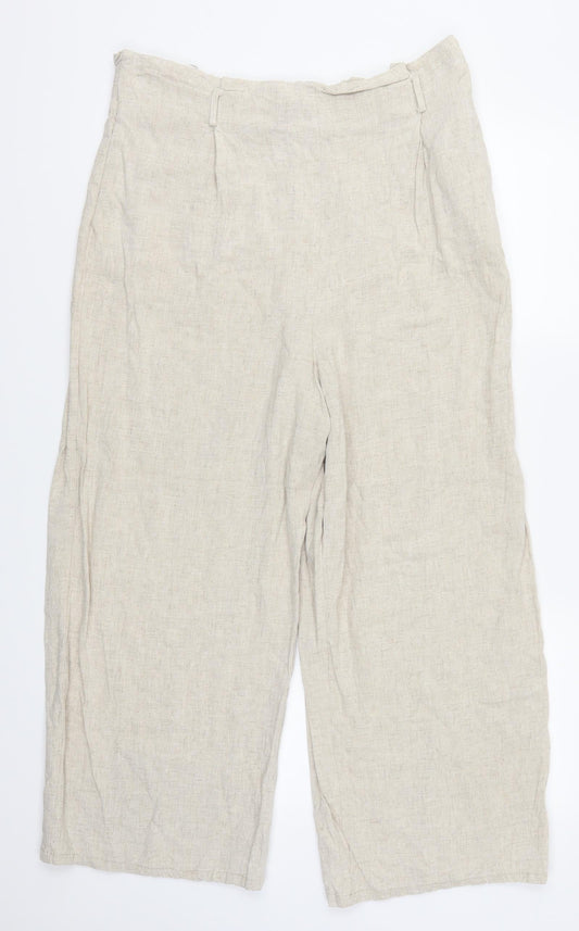 Primark Womens Beige   Trousers  Size 16 L24 in