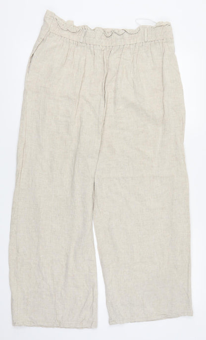 Primark Womens Beige   Trousers  Size 16 L24 in